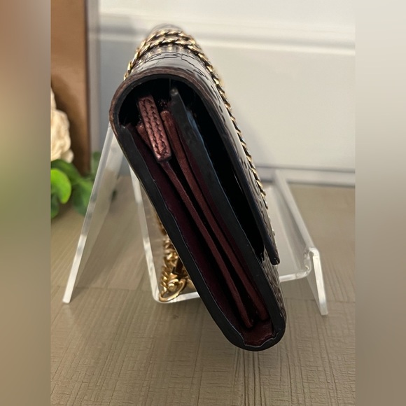 Gucci Guccissma Plum Long Wallet on Chain - Picture 5 of 13